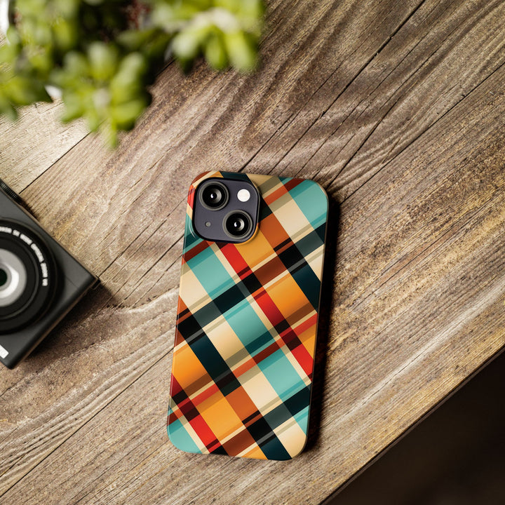 Slim Checkered Plaid Gift for Her Cute Phone Cases for Iphone 16 Pro Max | iPhone 15 Case | iPhone 15 Pro Max Case, Iphone 14, 13, 12, 11, 10, 8, 7 - Studio40ParkLane