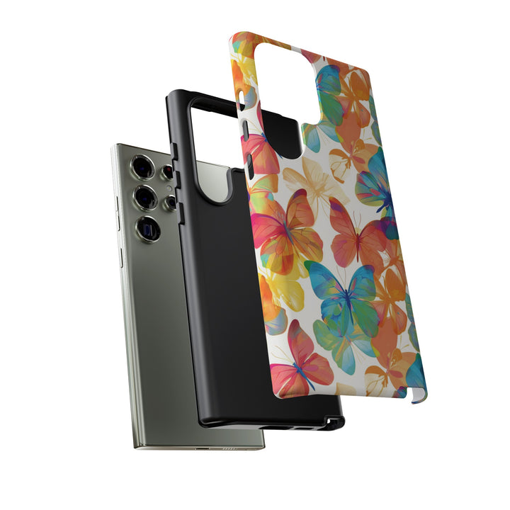 Cute Samsung Case | Cool Iphone Case | Summer Bright Butterflies, Samsung S24, S23, S22, S21, IPhone 15 Case | Iphone 14 Case, Iphone 13 Case - Studio40ParkLane