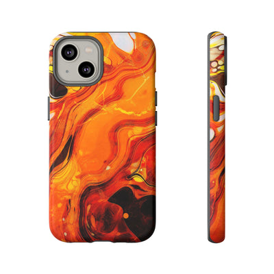 Impact Resistant, Fall Colors Marble, Cute Phone Cases for Samsung S24, S23, S22, S21, IPhone 15 pro Iphone 14 pro Iphone 13 IPhone 12 Iphone 11