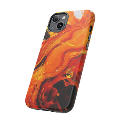 Impact Resistant, Fall Colors Marble, Cute Phone Cases for Samsung S24, S23, S22, S21, IPhone 15 pro Iphone 14 pro Iphone 13 IPhone 12 Iphone 11