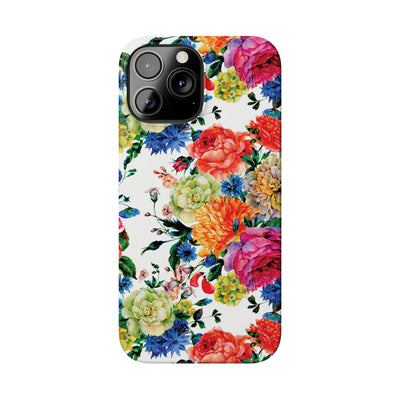Slim Spring Flowers Gift for Her Cute Phone Cases for Iphone 16 Pro Max | iPhone 15 Case | iPhone 15 Pro Max Case, Iphone 14, 13, 12, 11, 10, 8, 7 - Studio40ParkLane