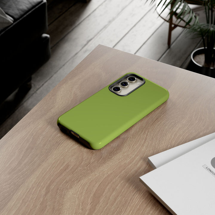 Premium Tough Chartreuse Green Gift for Her Cute Phone Cases for Samsung S25 S24, S23, S22, S21, Iphone, 16, 15, 14, 13 Pro Max Ultra - Studio40ParkLane