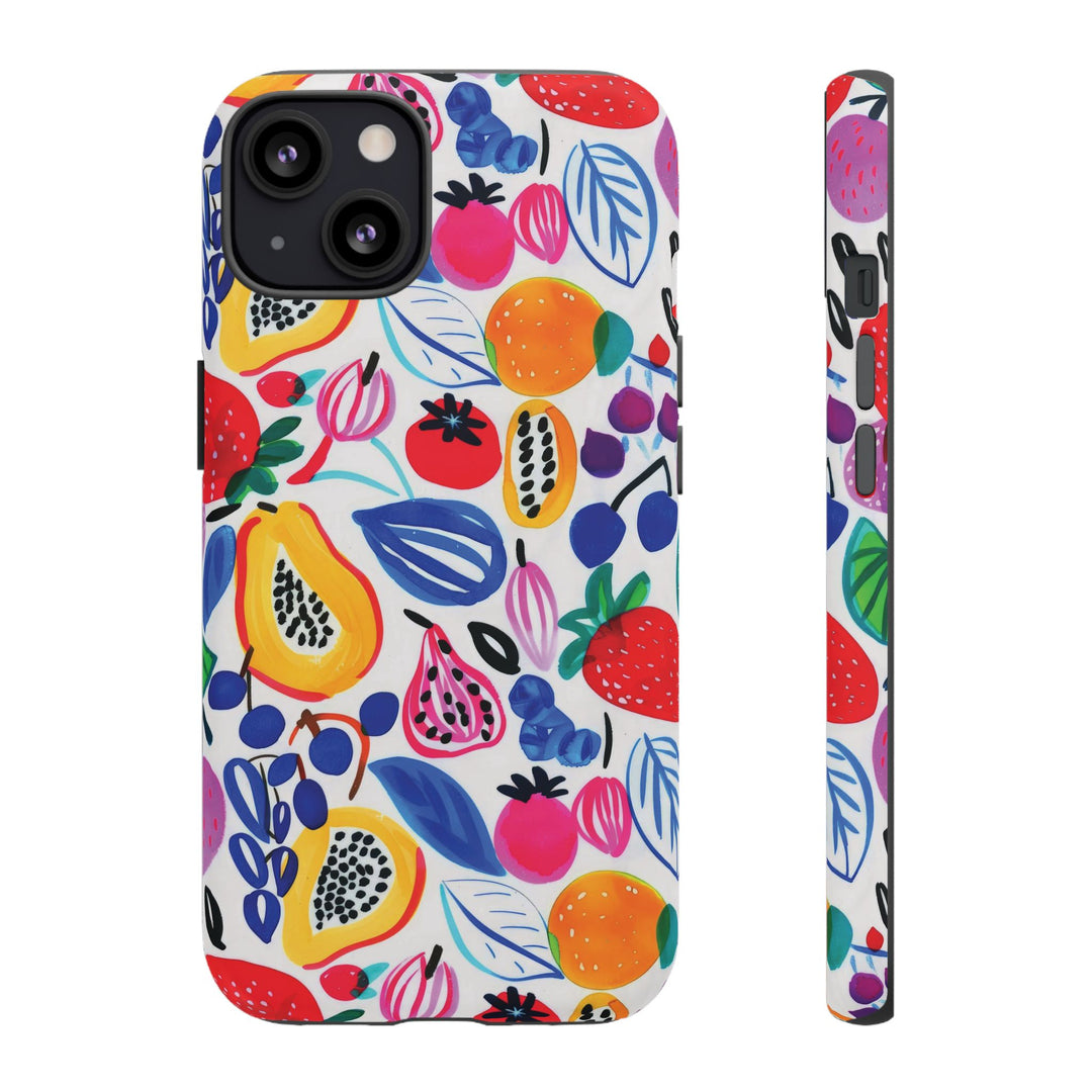 Premium Tough Summer Fruit Collage Gift for Her Cute Phone Cases for Samsung and Iphone, 16, 15, 14, S24, S23, S22, S21, S20, Plus, Ultra, Pro - Studio40ParkLane