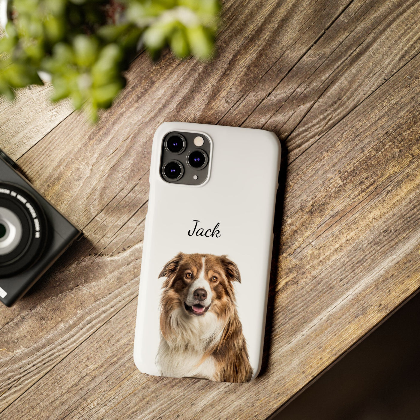 Custom Pet Phone Cases Dog Phone Cases Cat Phone Cases for Iphone 16, 15, 14, 13, 12, 11, 8, 7 Custom Name Personalized Phone Case