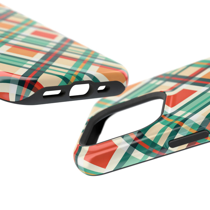 Checkered Plaid Magsafe Gift for Her Cute Phone Case for Iphone, | iPhone 16 | iPhone 15 Pro Max, Iphone 14 Pro Max, 13 12 11 10 9 8 7 - Studio40ParkLane