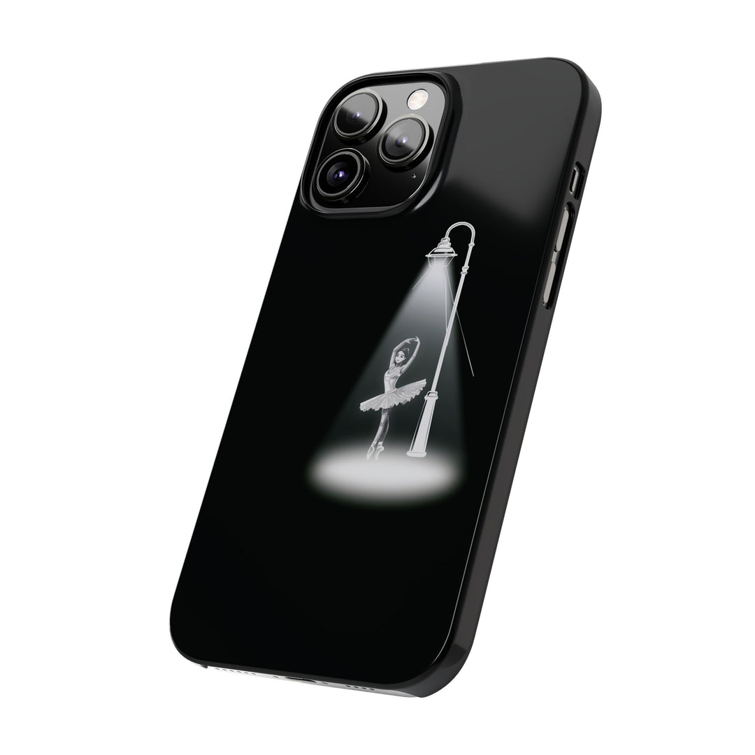 Slim Ballet Dancer Spotlight Gift for Her Cute Phone Cases for Iphone 16 Pro Max | iPhone 15 Case | iPhone 15 Pro Max Case, Iphone 14, 13, 12, 11, 10, 8, 7 - Studio40ParkLane