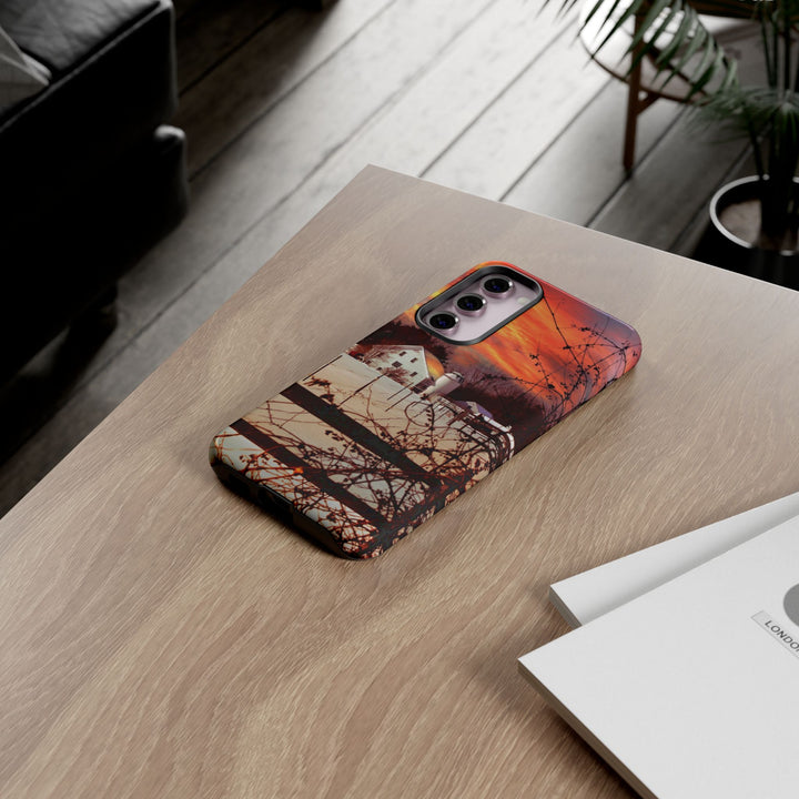 Impact Resistant, Winter Sunset Cute Phone Cases for Samsung S24, S23, S22, S21, IPhone 15 pro Iphone 14 pro Iphone 13 IPhone 12 Iphone 11 - Studio40ParkLane