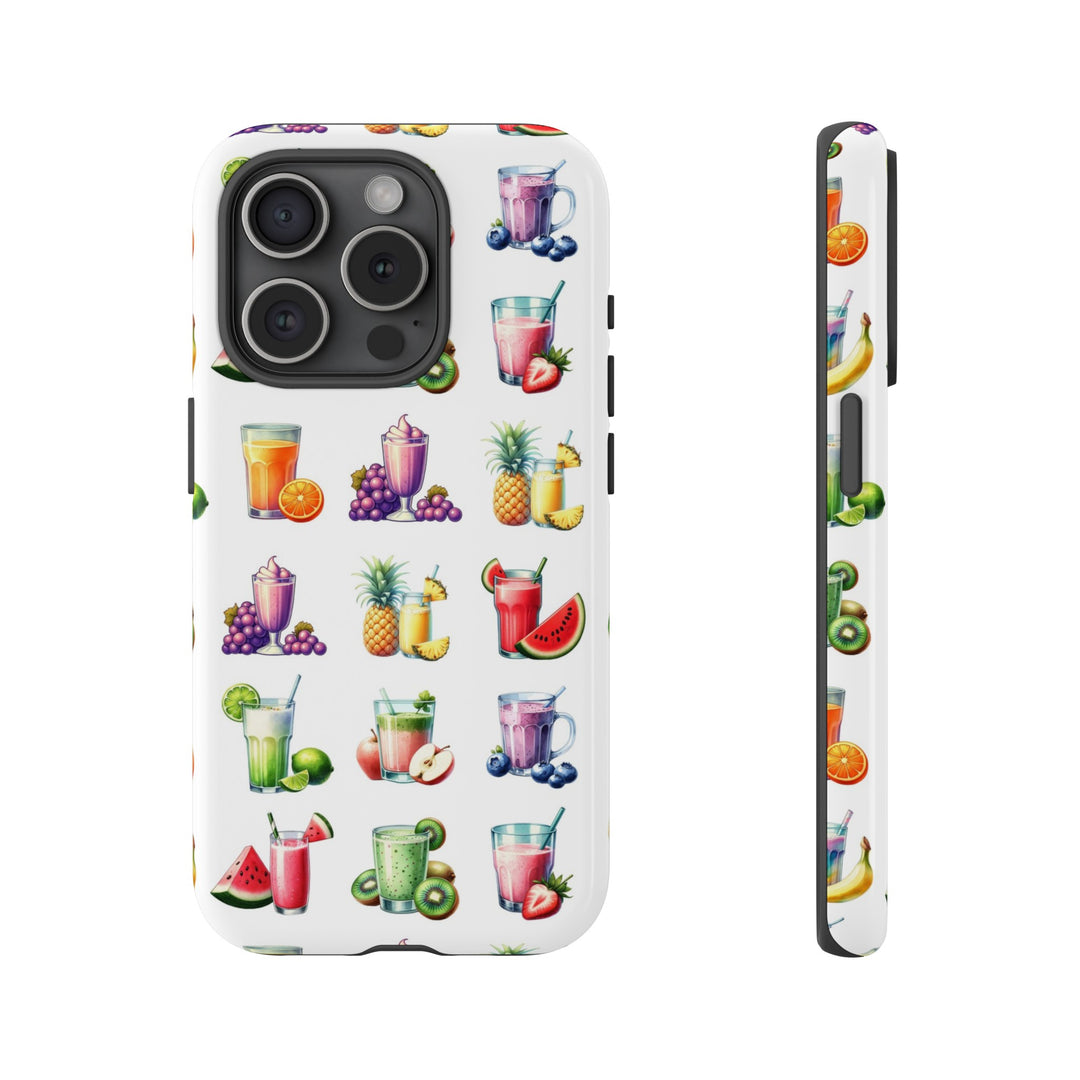Cute Samsung Case | Cool Iphone Case | Tropical Summer Fruit Cocktail, Samsung S24, S23, S22, S21, IPhone 15 Case | Iphone 14 Case, Iphone 13 Case - Studio40ParkLane