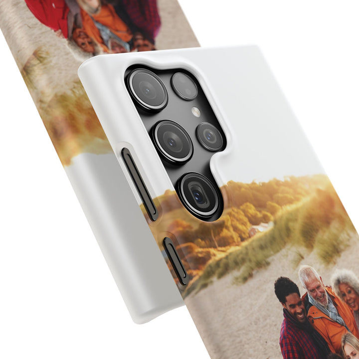 Snap Custom Personalized Family/Pet Cute Phone Cases for Samsung Galaxy S24, S23, S22, S21, S20, Plus, Ultra, Iphone 16, 15, 14, Pro and Max - Studio40ParkLane