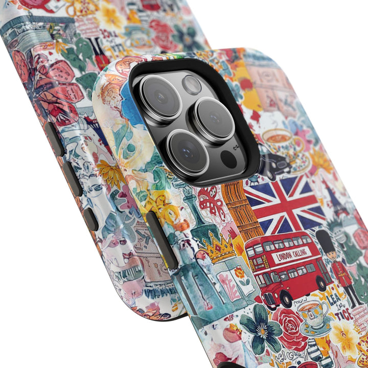 London England Coquette Collage Tough Magsafe Cute Phone Cases for Iphone | iPhone 17 Pro Max Case, Iphone 16, Iphone 15 14 13 12 11 10 9 - Studio40ParkLane