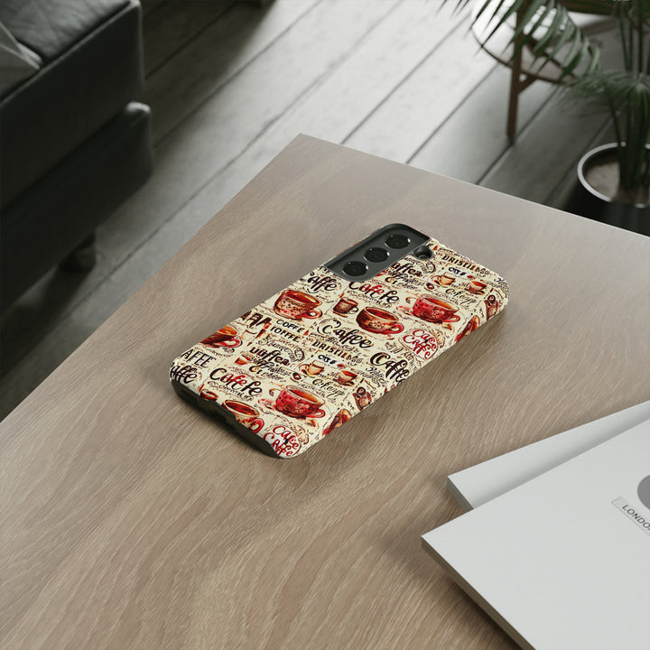 Cute Samsung Phone Case | Aesthetic Samsung Phone Case | Galaxy S23, S22, S21, S20 | Paris Coffee Cup, Protective Phone Case - Studio40ParkLane