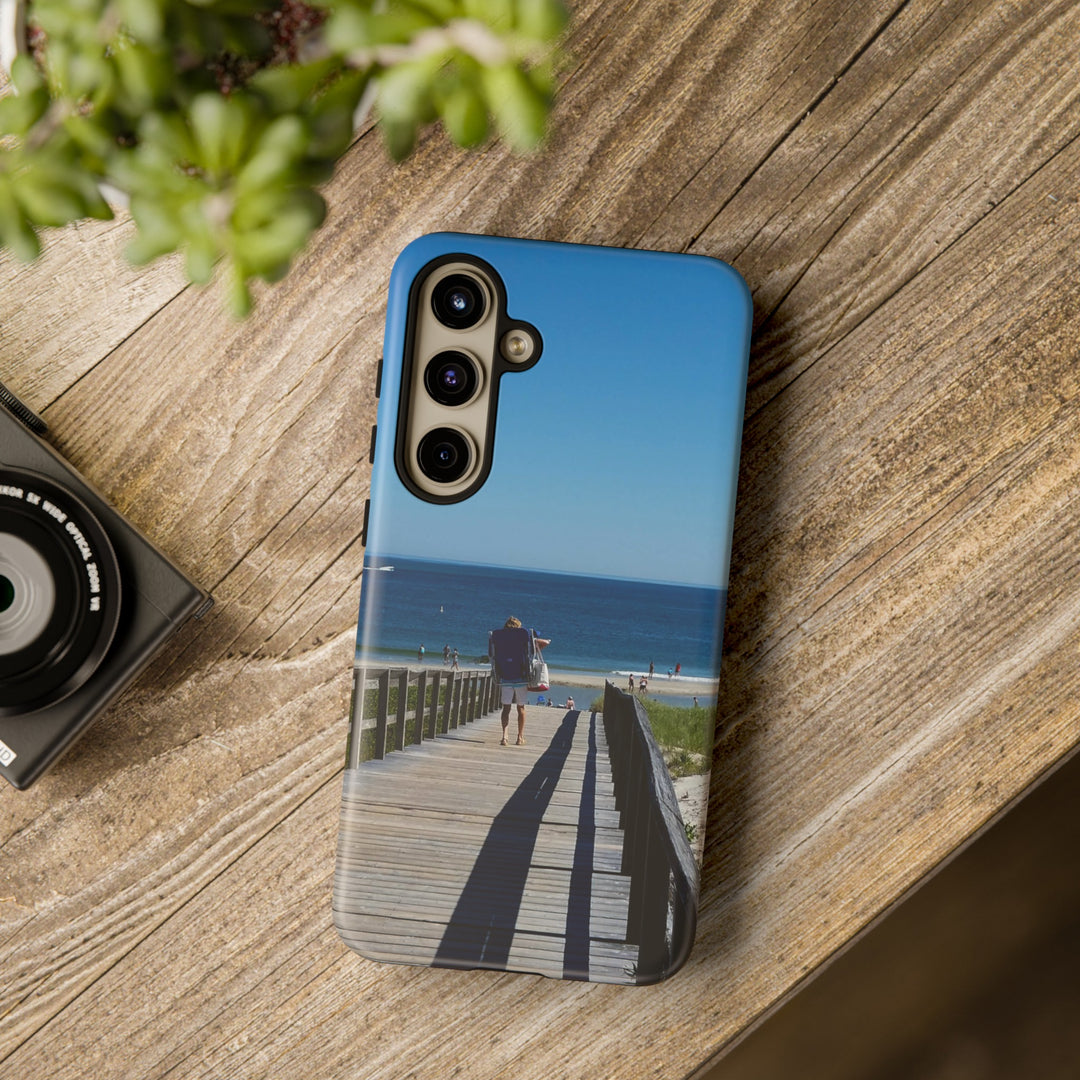 Cute Samsung Case | Cool Iphone Case | Summer Beach Walk, Samsung S24, S23, S22, S21, IPhone 15 Case | Iphone 14 Case, Iphone 13 Case - Studio40ParkLane