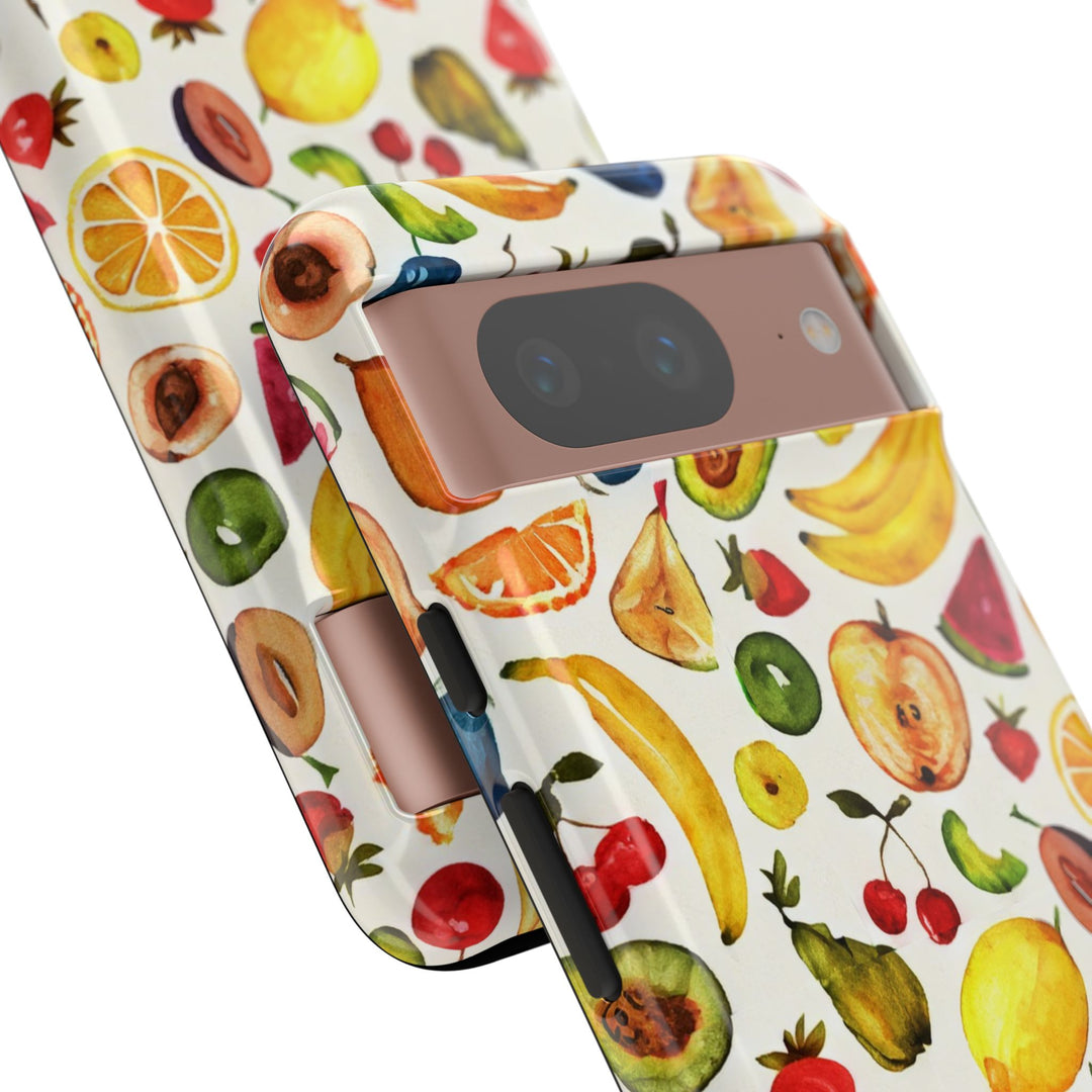 Impact Resistant, Mixed Fruits, Cute Phone Cases for Samsung S24, S23, S22, S21, IPhone 15 pro Iphone 14 pro Iphone 13 IPhone 12 Iphone 11 - Studio40ParkLane
