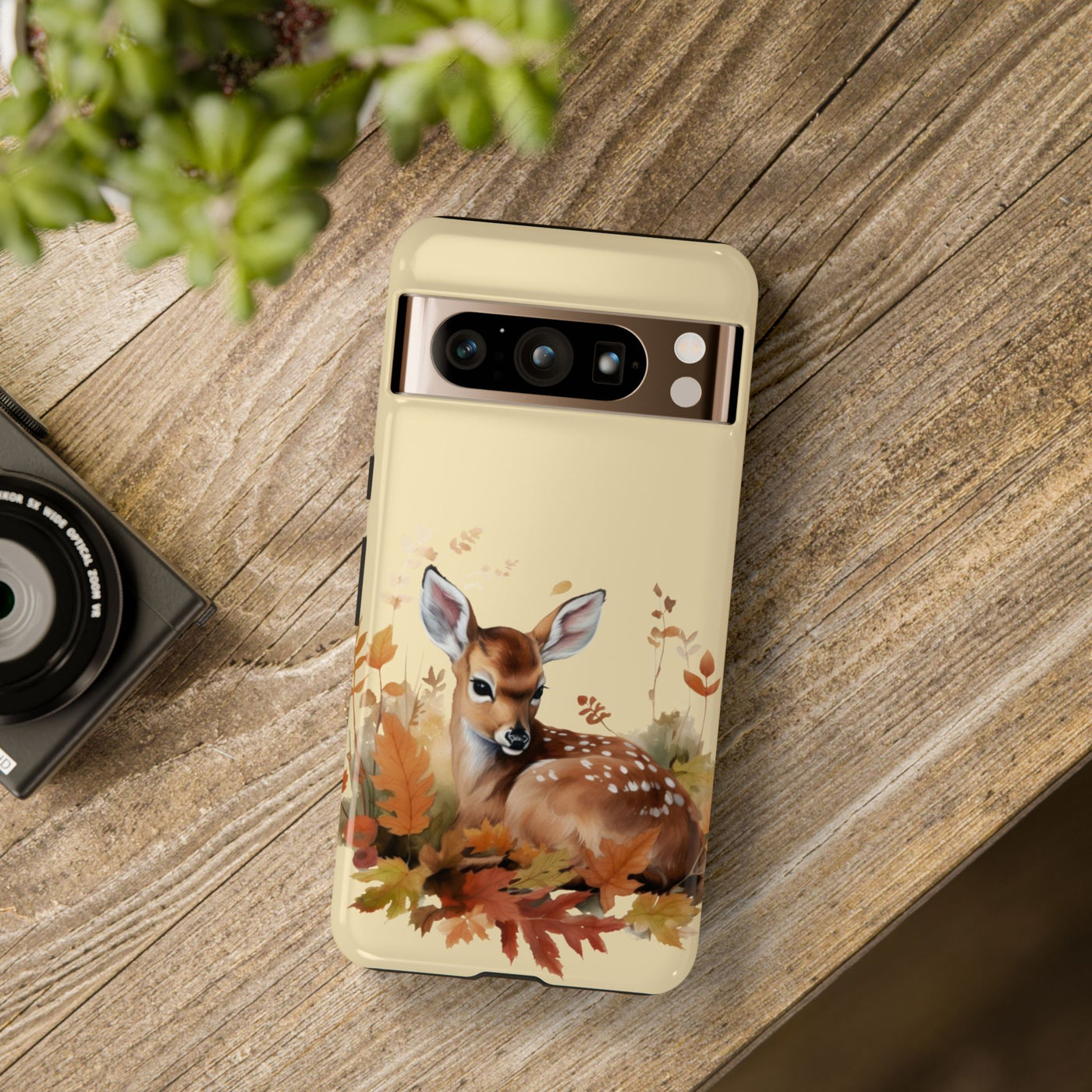 Autumn Fall Deer Gift for Her Cute Phone Case for, Samsung Galaxy S24, S23, S22, S21, IPhone 16 Case | Iphone 15, Iphone 14, IPhone 13 Case