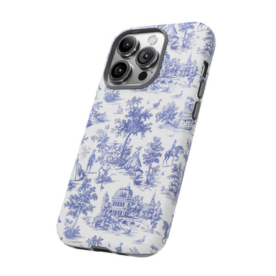 Premium Tough French Toile Gift for Her Cute Phone Cases for Samsung S25 S24, S23, S22, S21, Iphone, 16, 15, 14, 13 Pro Max Ultra - Studio40ParkLane
