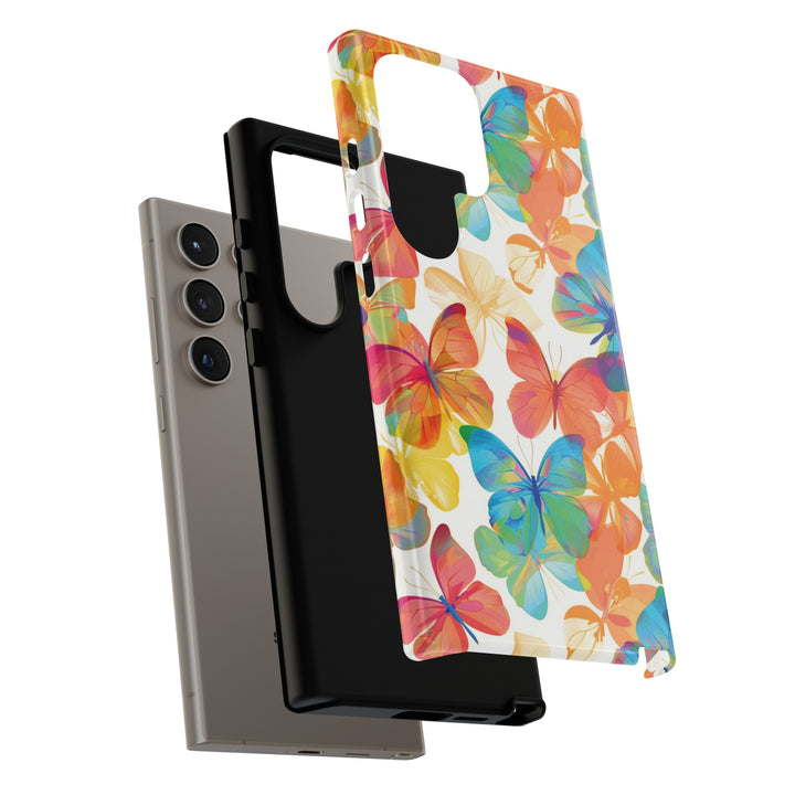 Cute Samsung Case | Cool Iphone Case | Summer Bright Butterflies, Samsung S24, S23, S22, S21, IPhone 15 Case | Iphone 14 Case, Iphone 13 Case - Studio40ParkLane