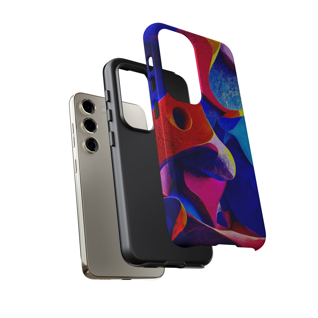 Impact Resistant, Abstract Shapes, Cute Phone Cases for Samsung S24, S23, S22, S21, IPhone 15 pro Iphone 14 pro Iphone 13 IPhone 12 Iphone 11 - Studio40ParkLane