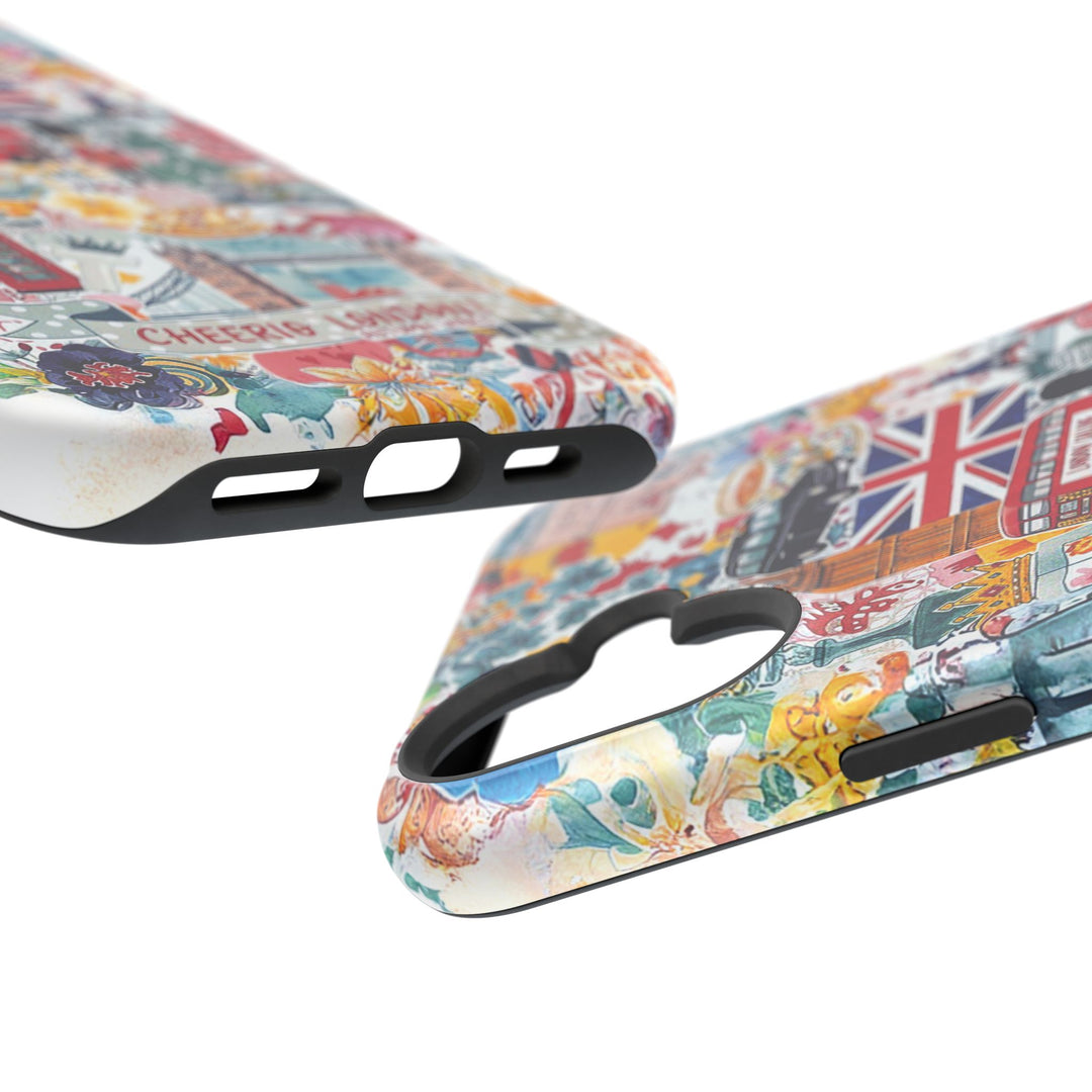 London England Coquette Collage Tough Magsafe Cute Phone Cases for Iphone | iPhone 17 Pro Max Case, Iphone 16, Iphone 15 14 13 12 11 10 9 - Studio40ParkLane
