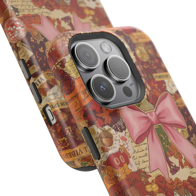 New England Fall Coquette Collage Tough Magsafe Cute Phone Cases for Iphone | iPhone 15 Pro Max Case, Iphone 14, Iphone 14 13 12 11 10 9 8 7 - Studio40ParkLane