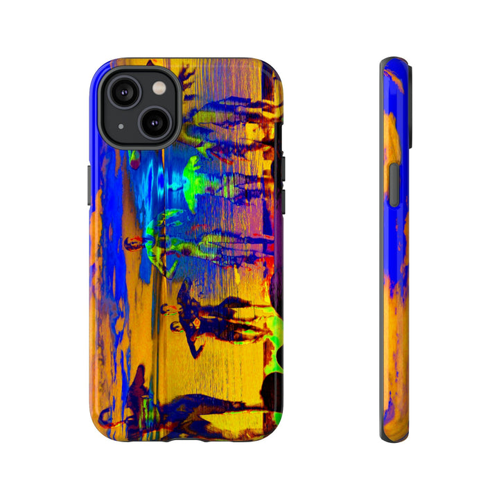 Cute IPhone Case | iPhone 15 Case | iPhone 15 Pro Max Case, Iphone 14 Case, Iphone 14 Pro Max Case IPhone Case for Art Lovers, Sunset Dance Blue Yellow - Studio40ParkLane