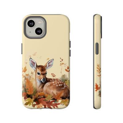 Autumn Fall Deer Gift for Her Cute Phone Case for, Samsung Galaxy S24, S23, S22, S21, IPhone 16 Case | Iphone 15, Iphone 14, IPhone 13 Case