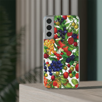 Cute Flexi Phone Cases, For Samsung Galaxy and Iphone, Summer Mixed Fruit, Galaxy S23 Phone Case, Samsung S22 Case, Samsung S21, Iphone 15, Iphone 14, Iphone 13