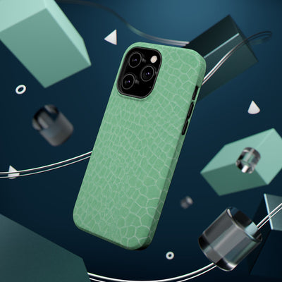 Non Leather Mint Color Pattern Magsafe Cute Phone Case for Iphone Gift for Her, | iPhone 15 Case | iPhone 15 Pro Max Case, Iphone 14, Iphone 14 Pro Max, Iphone 13, Iphone 16 - Studio40ParkLane