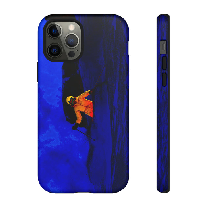Cute IPhone Case | iPhone 15 Case | iPhone 15 Pro Max Case, Iphone 14 Case, Iphone 14 Pro Max Case IPhone Case for Art Lovers, Skier Mountain Night - Studio40ParkLane