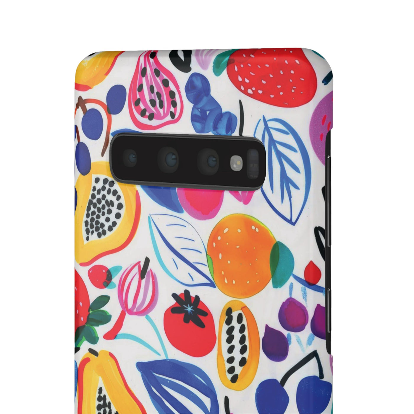 Snap Summer Fruit Gift for Her Cute Phone Cases for Samsung Galaxy S24, S23, S22, S21, S20, Plus, Ultra, Iphone 16, 15, 14, Pro and Max