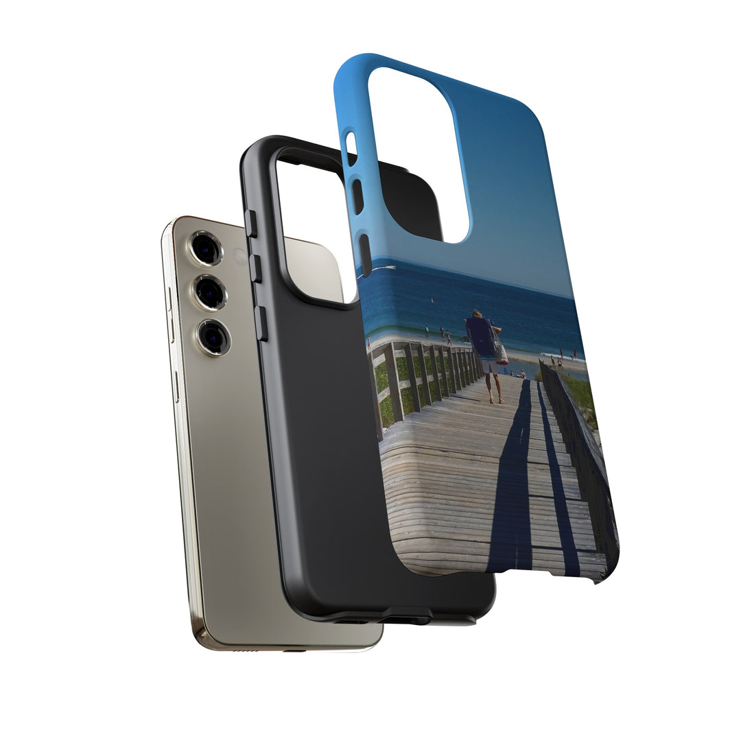 Cute Samsung Case | Cool Iphone Case | Summer Beach Walk, Samsung S24, S23, S22, S21, IPhone 15 Case | Iphone 14 Case, Iphone 13 Case - Studio40ParkLane