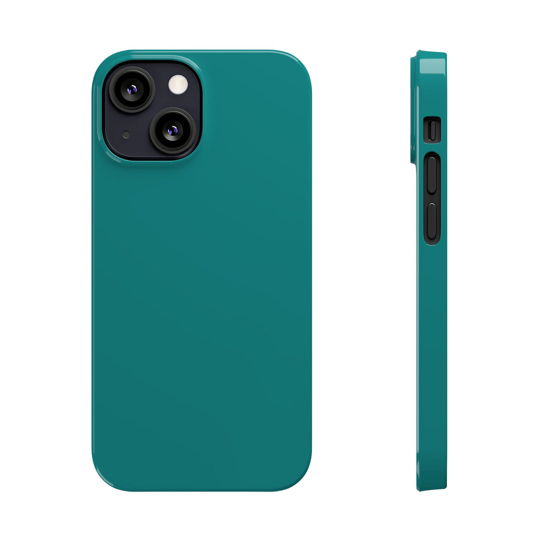 Slim Turquoise Blue Gift for Her Aesthetic Cute Phone Case for Iphone 16 - | iPhone 15 Pro Max Case | iPhone 14 Case 13 12 11 10 9 8 7 - Studio40ParkLane