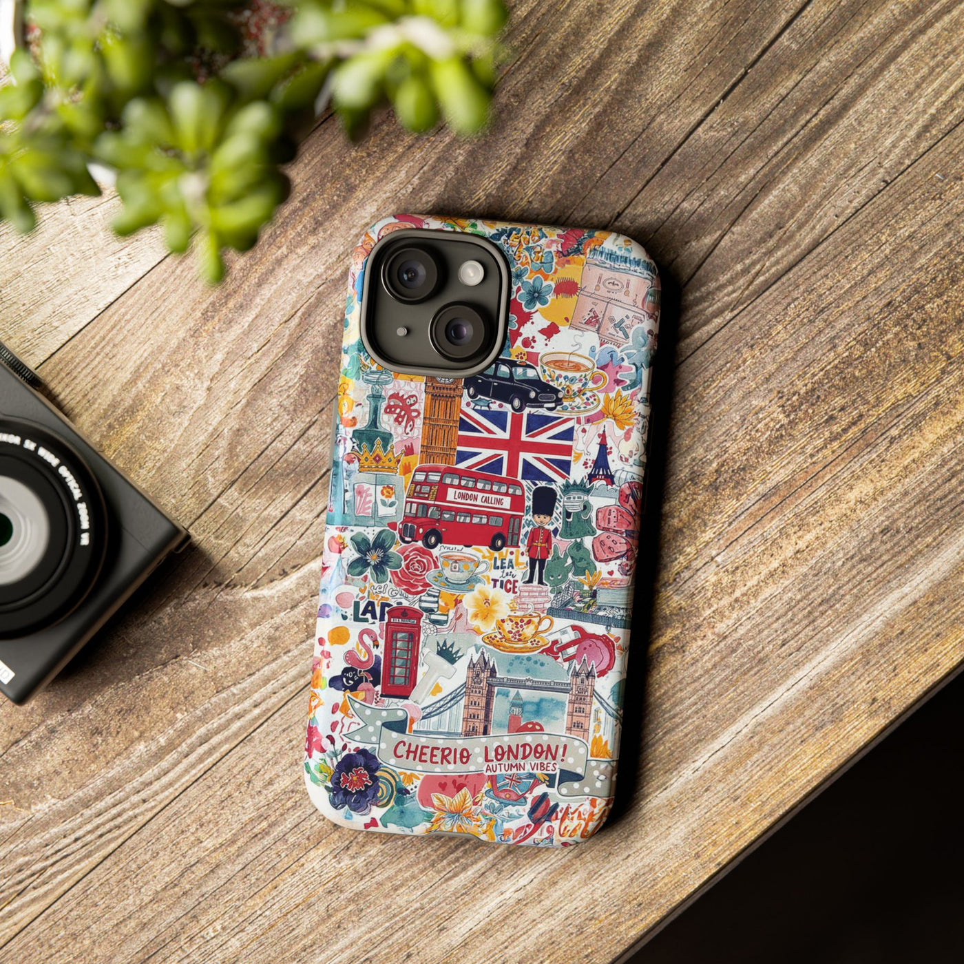 London England Coquette Collage Tough Premium Phone Case - For iPhone 17 Pro Max iPhone 16 Pro iPhone 15 Iphone 14 Plus 13 Pro 12 11 10 XR - Studio40ParkLane