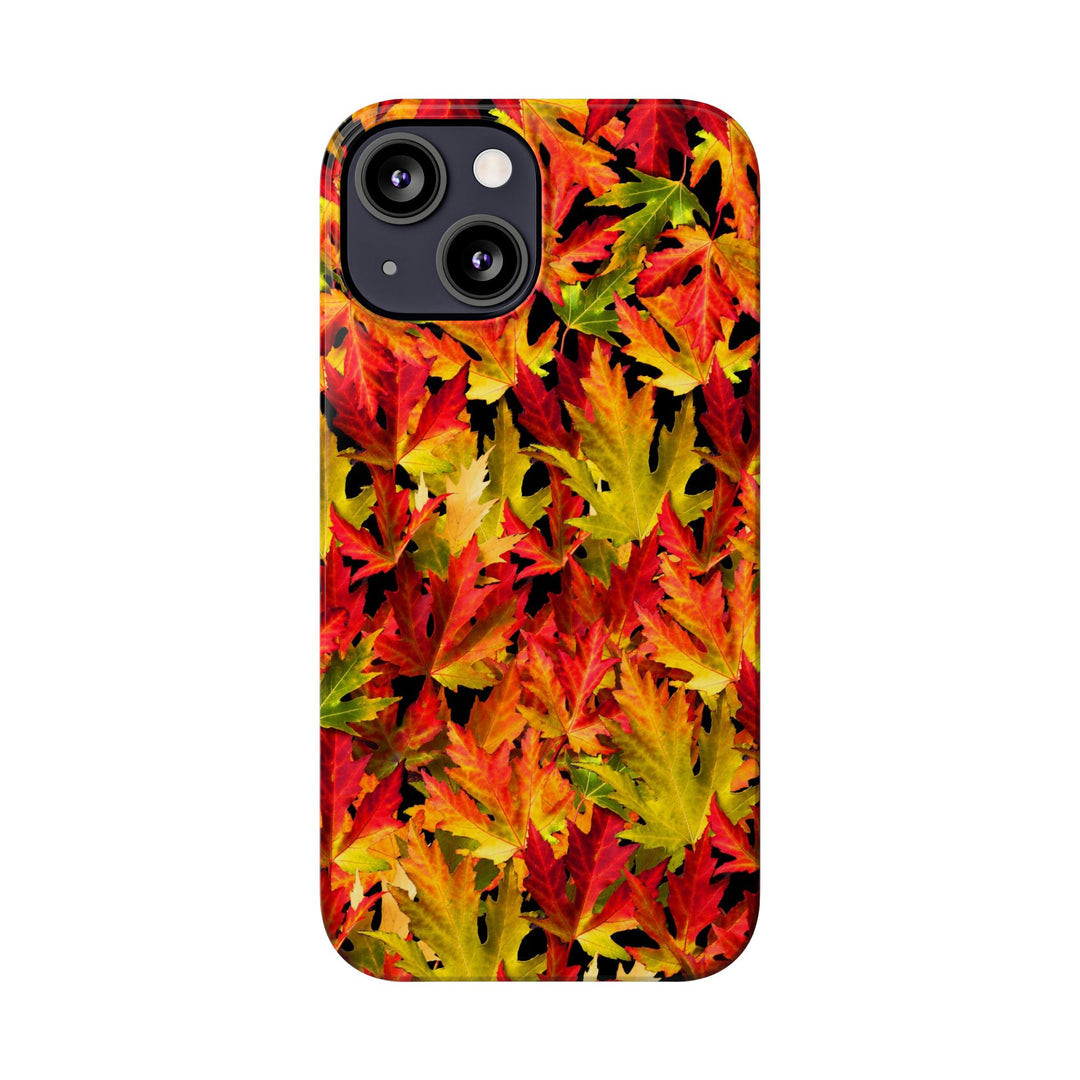 Slim Fall Leaves Slim Cute Phone Cases for Iphone | iPhone 15 Case | iPhone 15 Pro Max Case, Iphone 14, Iphone 14 Pro Max, Iphone 13 - Studio40ParkLane