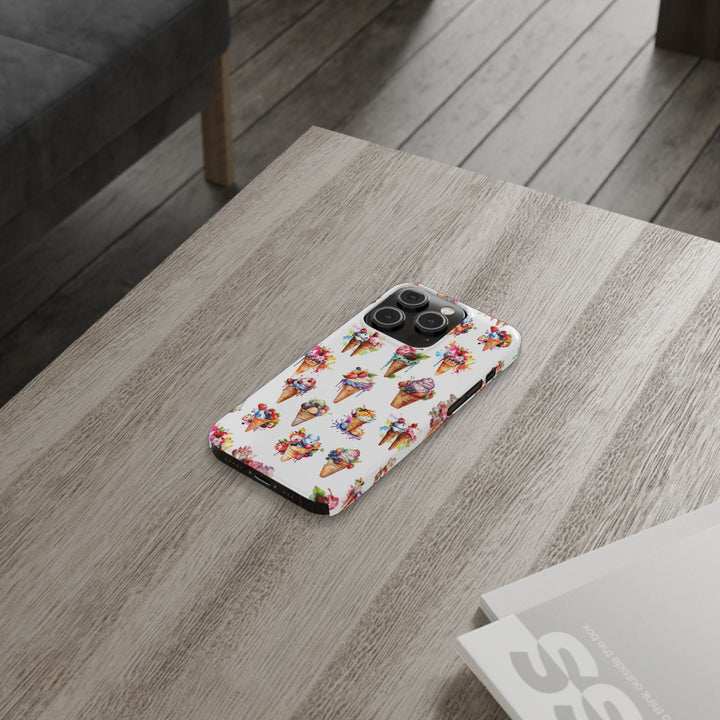Slim Summer Ice Cream Slim Cute Phone Cases for Iphone | iPhone 15 Case | iPhone 15 Pro Max Case, Iphone 14, Iphone 14 Pro Max, Iphone 13 - Studio40ParkLane