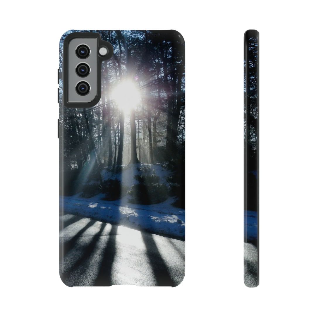 Cute Samsung Phone Case | Aesthetic Samsung Phone Case | Galaxy S23, S22, S21, S20 | Winter Sunshine, Protective Phone Case - Studio40ParkLane