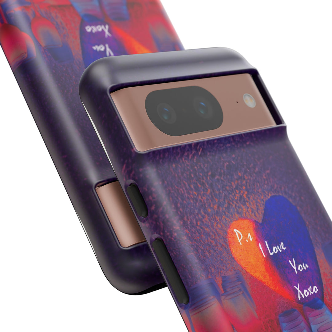 Cute Samsung Case | Cool Iphone Case | PS I love You - Heart, Samsung S24, S23, S22, S21, IPhone 15 Case | Iphone 14 Case, Iphone 13 Case - Studio40ParkLane