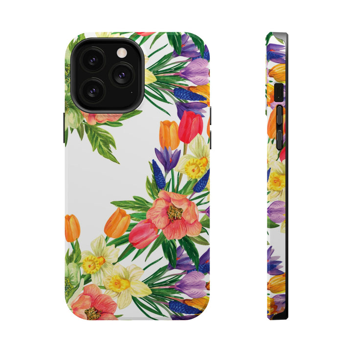 Spring Flowers Magsafe Cute Phone Case for Iphone Gift for Her, iPhone 16 Case iPhone 15 Pro Max Case, Iphone 14, Iphone 14 Pro Max, 13, 12 - Studio40ParkLane