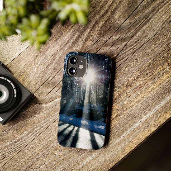 Slim Cute Phone Cases for Iphones - | iPhone 15 Case | iPhone 15 Pro Max Case, Iphone 14 Case, Iphone 14 Pro Max, Iphone 13, Winter Morning Sun - Studio40ParkLane