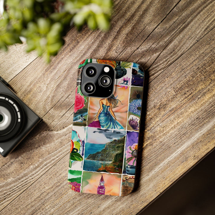 Slim Travel Coquette Collage Slim Cute Phone Cases for Iphone | iPhone 15 Case | iPhone 15 Pro Max Case, Iphone 14, Iphone 14 Pro Max, Iphone 13 - Studio40ParkLane