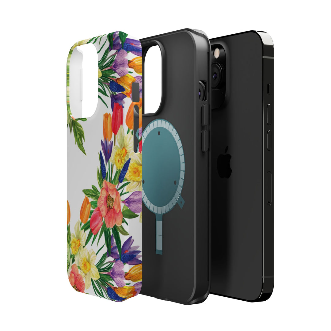 Spring Flowers Magsafe Cute Phone Case for Iphone Gift for Her, iPhone 16 Case iPhone 15 Pro Max Case, Iphone 14, Iphone 14 Pro Max, 13, 12 - Studio40ParkLane