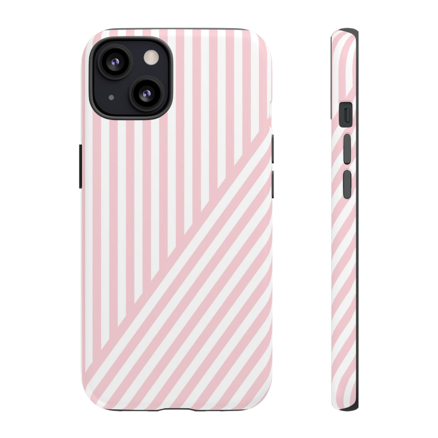 Custom Personalized Tough Phone Case - Aesthetic Stripes - For iPhone 17 Pro Max iPhone 16 Pro iPhone 15 Iphone 14 Iphone 13 Plus 13 12 11 - Studio40ParkLane