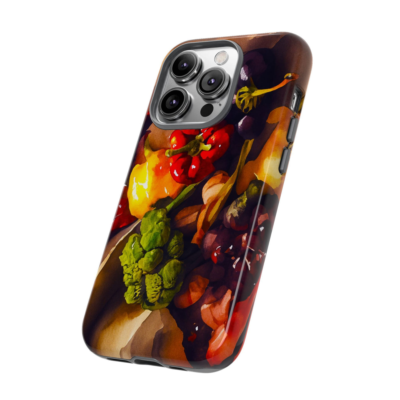 Impact Resistant, Fall Farm Vegetables, Cute Phone Cases for Samsung S24, S23, S22, S21, IPhone 15 pro Iphone 14 pro Iphone 13 IPhone 12 Iphone 11