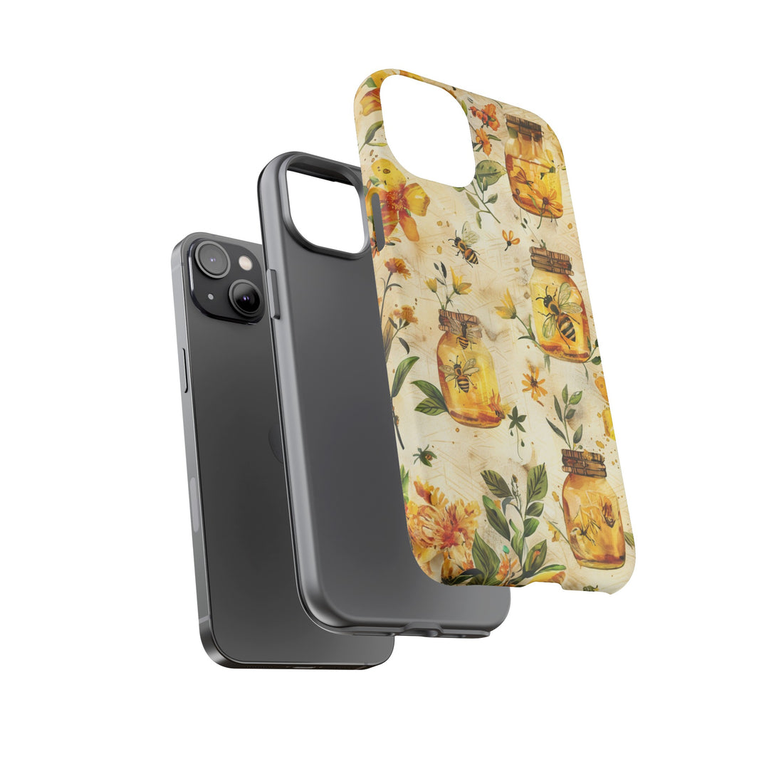 Impact Resistant, Honey Bees, Cute Phone Cases for Samsung S24, S23, S22, S21, IPhone 15 pro Iphone 14 pro Iphone 13 IPhone 12 Iphone 11 - Studio40ParkLane