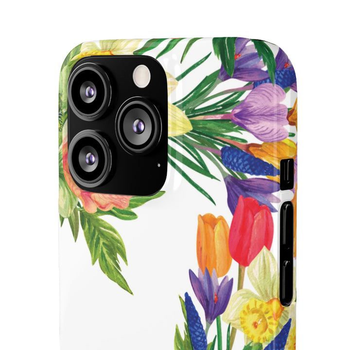 Sleek Snap Spring Summer Flowers Cute Phone Case for iPhone 16 15 14 13 12 11 X Xs Max Xr Pro Plus Samsung Galaxy S24 S23 S22 S21 S20 Ultra