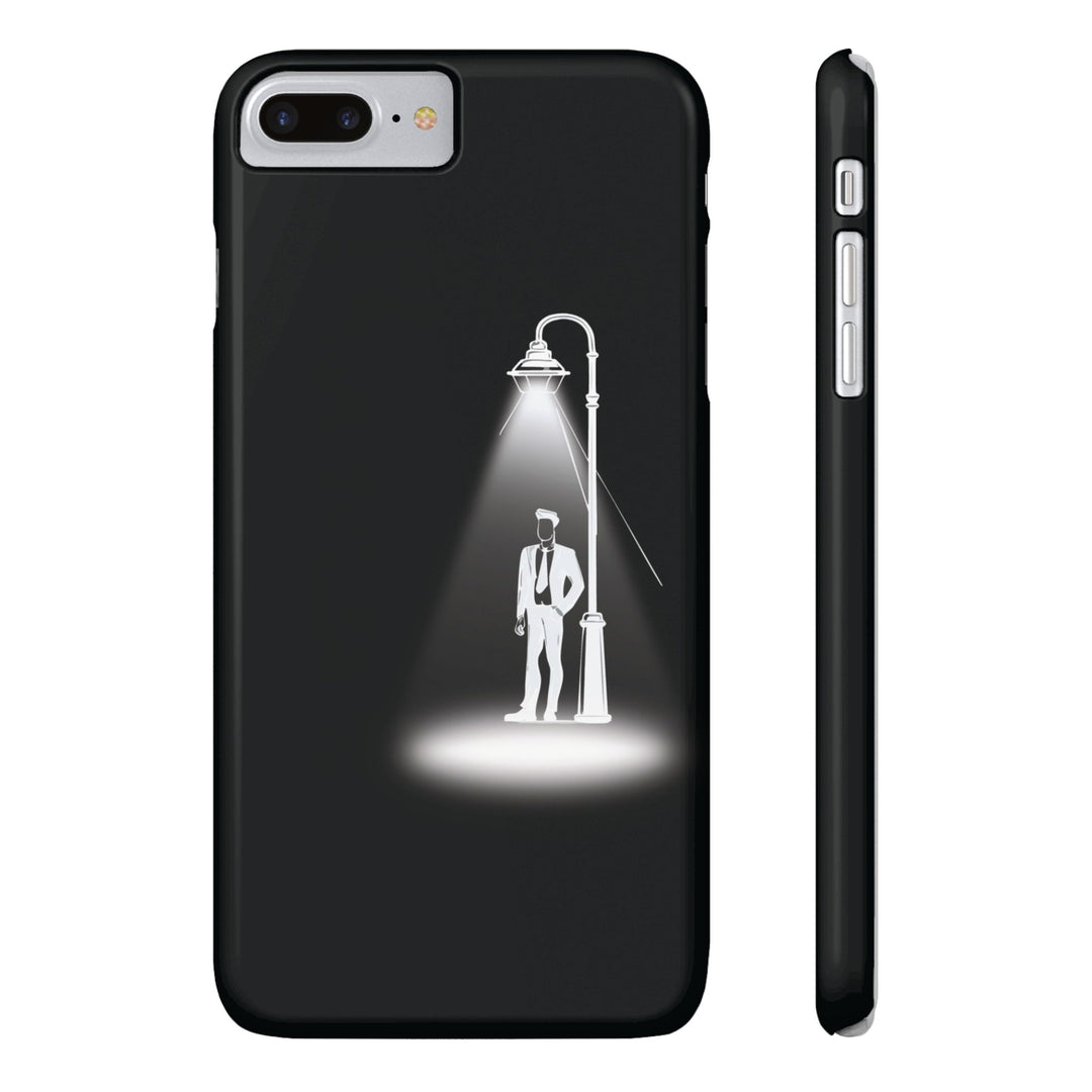 Slim Mystery Man Spotlight Gift for Her Cute Phone Cases for Iphone 16 Pro Max | iPhone 15 Case | iPhone 15 Pro Max Case, Iphone 14, 13, 12, 11, 10, 8, 7 - Studio40ParkLane