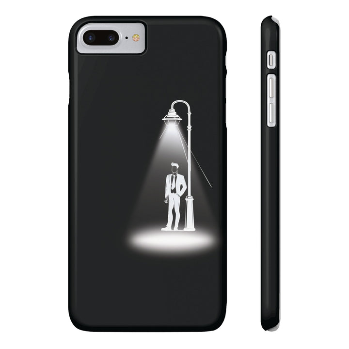 Slim Mystery Man Spotlight Gift for Her Cute Phone Cases for Iphone 16 Pro Max | iPhone 15 Case | iPhone 15 Pro Max Case, Iphone 14, 13, 12, 11, 10, 8, 7 - Studio40ParkLane