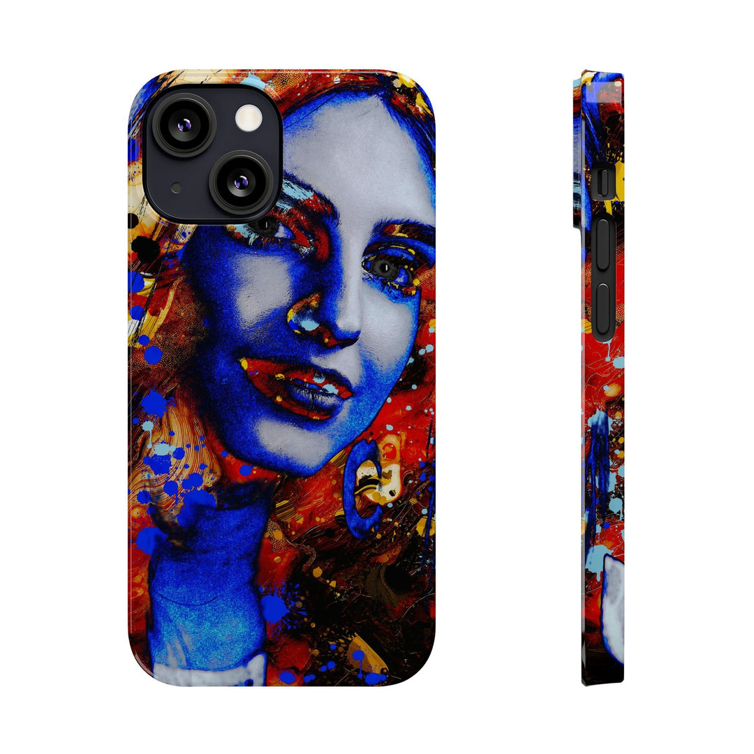 Slim Cute Phone Cases for Iphone - | iPhone 15 Case | iPhone 15 Pro Max Case, Iphone 14 Case, Iphone 14 Pro Max, Iphone 13, Marble Splash Face - Studio40ParkLane