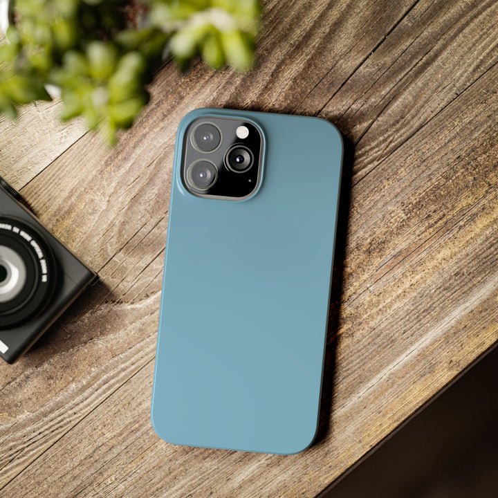 Slim Light Baby Blue Gift for Her Aesthetic Cute Phone Case for Iphone 16 - | iPhone 15 Pro Max Case | iPhone 14 Case 13 12 11 10 9 8 7 - Studio40ParkLane