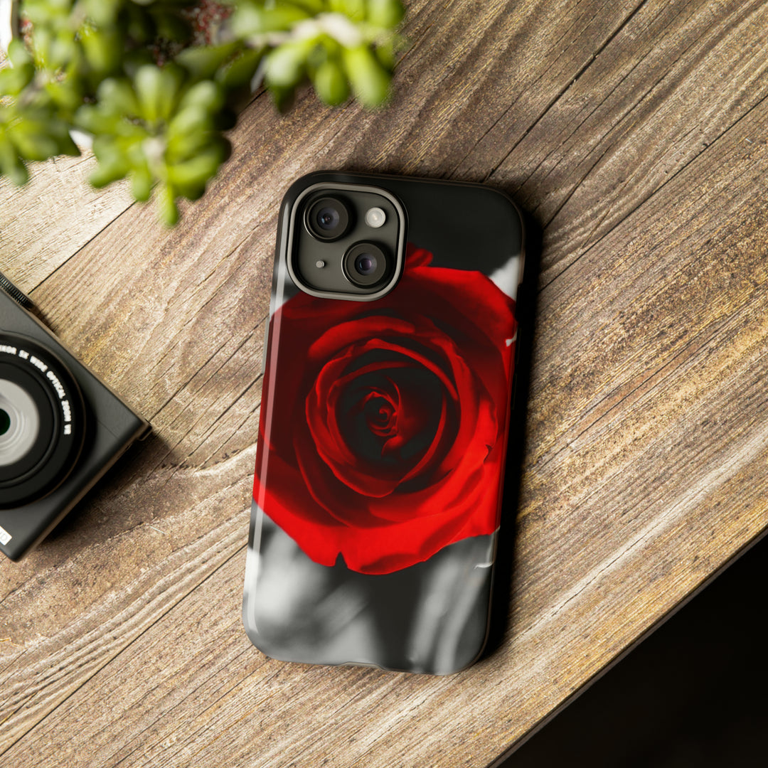 Cute IPhone Case | iPhone 15 Case | iPhone 15 Pro Max Case, Iphone 14 Case, Iphone 14 Pro Max Case IPhone Case for Art Lovers - Red Rose - Studio40ParkLane