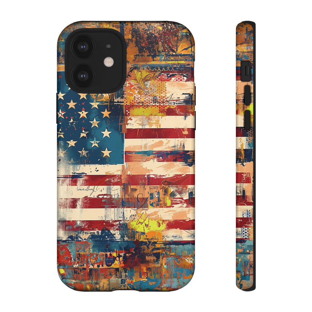 Impact Resistant, American Flag, Cute Phone Cases for Samsung S24, S23, S22, S21, IPhone 15 pro Iphone 14 pro Iphone 13 IPhone 12 Iphone 11 - Studio40ParkLane